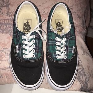 Vans plaid shoes